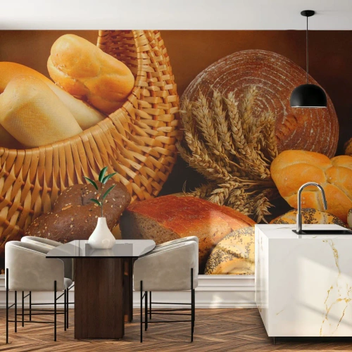 Fototapeta na míru Samolepicí Deluxe Sticker - Znovu jsme měli štěstí - Gastronomie, Chléb, Chléb