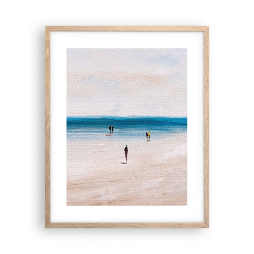 Plakát v rámu světlý dub - Přirozená potřeba - 40x50 cm