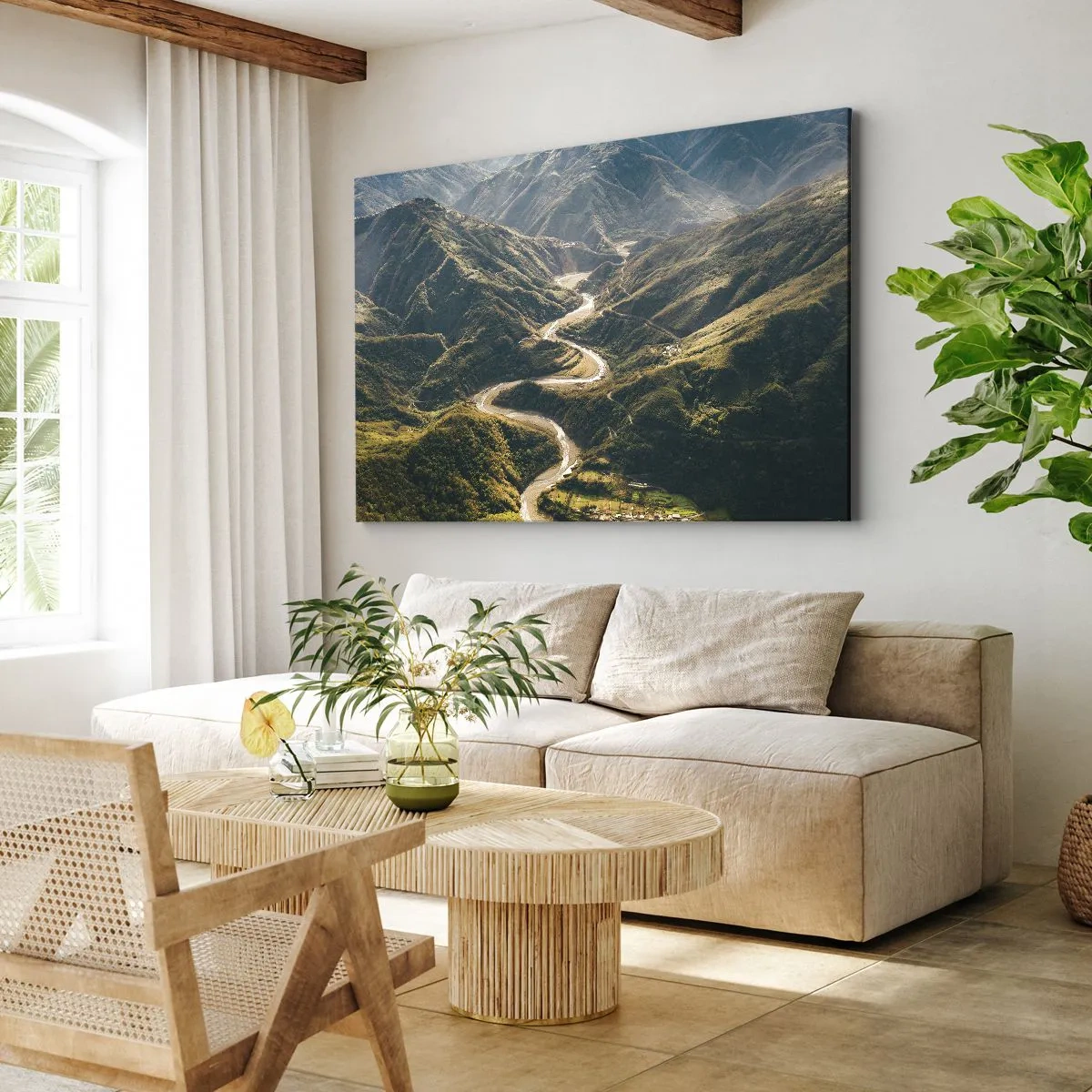 Obraz na plátně - Přímo ze srdce hor - 120x80 cm