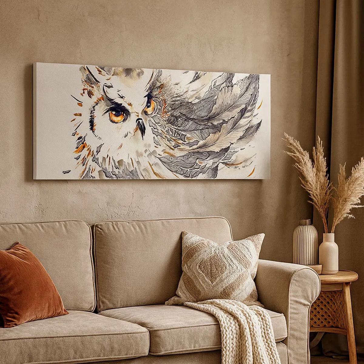 Obraz na plátně - Přišla ze světa kouzel - 100x40 cm