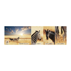 Vzor Fototapety Samolepicí Deluxe Sticker - Jdi odsud, neruš klid - Zvířata, Žebra, Safari - 100x30 cm