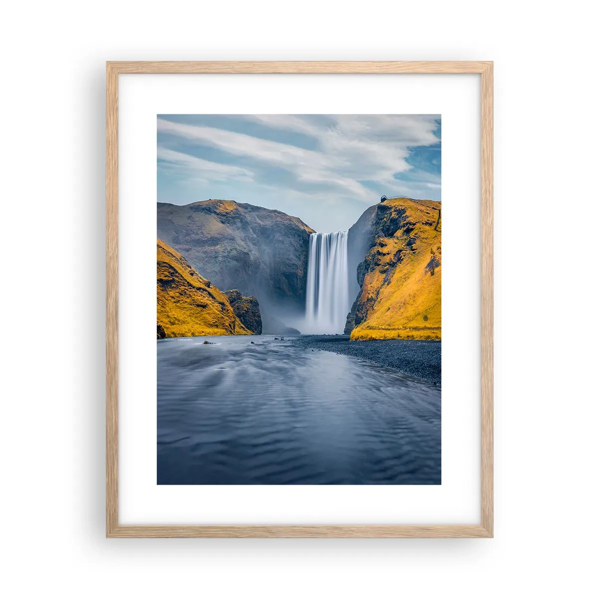 Plakát v rámu světlý dub - Věčné trvání, věčný pohyb - 40x50 cm