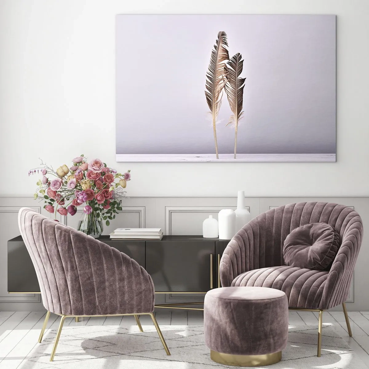 Obraz na skle - Proti nicotě - 120x80 cm