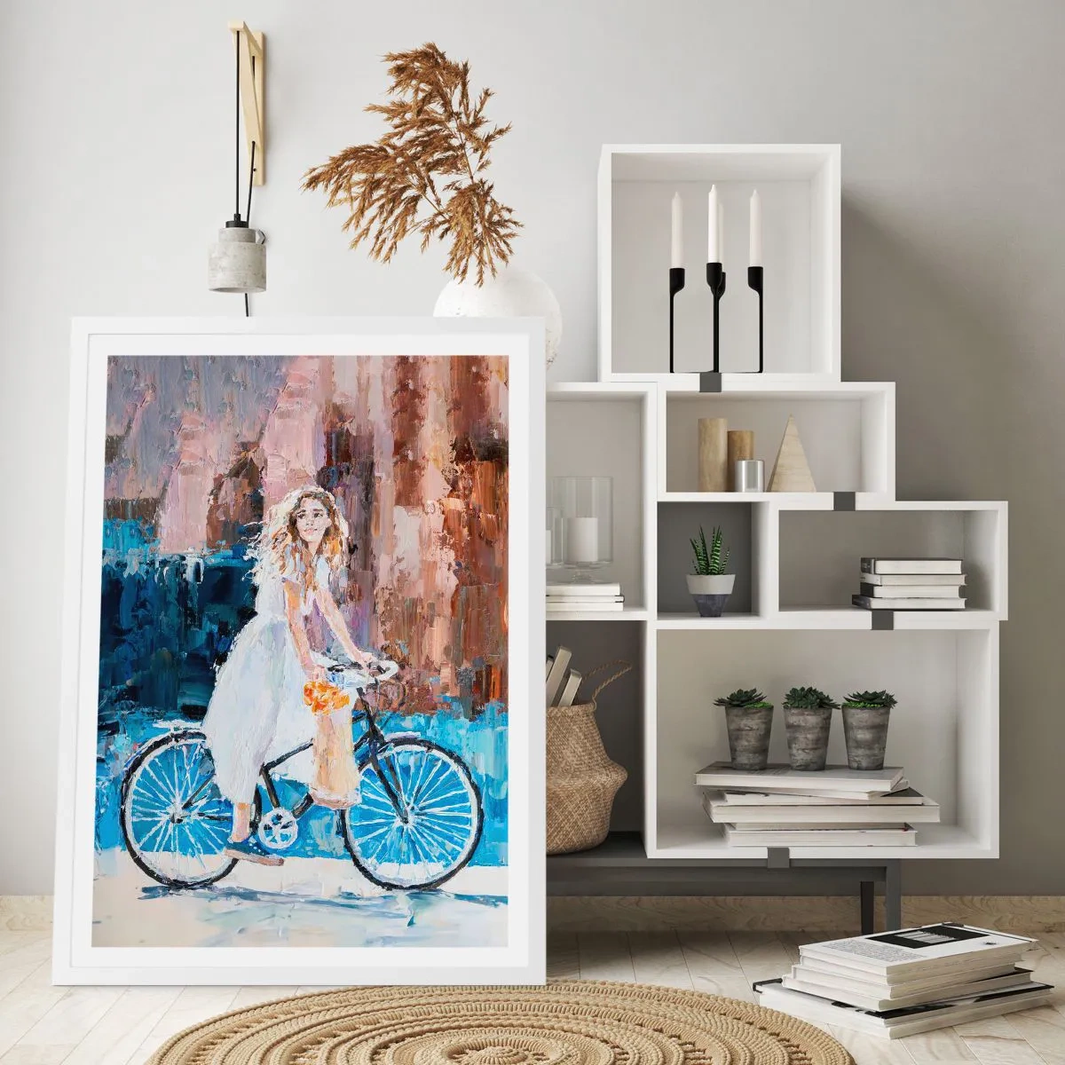 Plakát v bílém rámu - Ranní radost - 61x91 cm