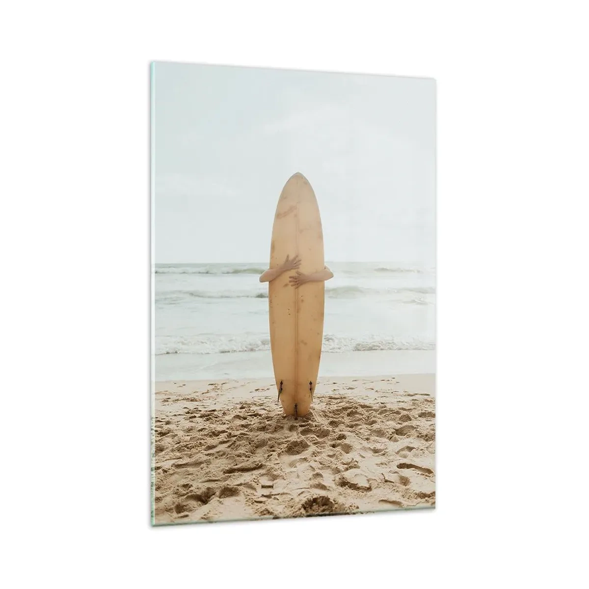 Obraz na skle - Z lásky k vlnám - 80x120 cm