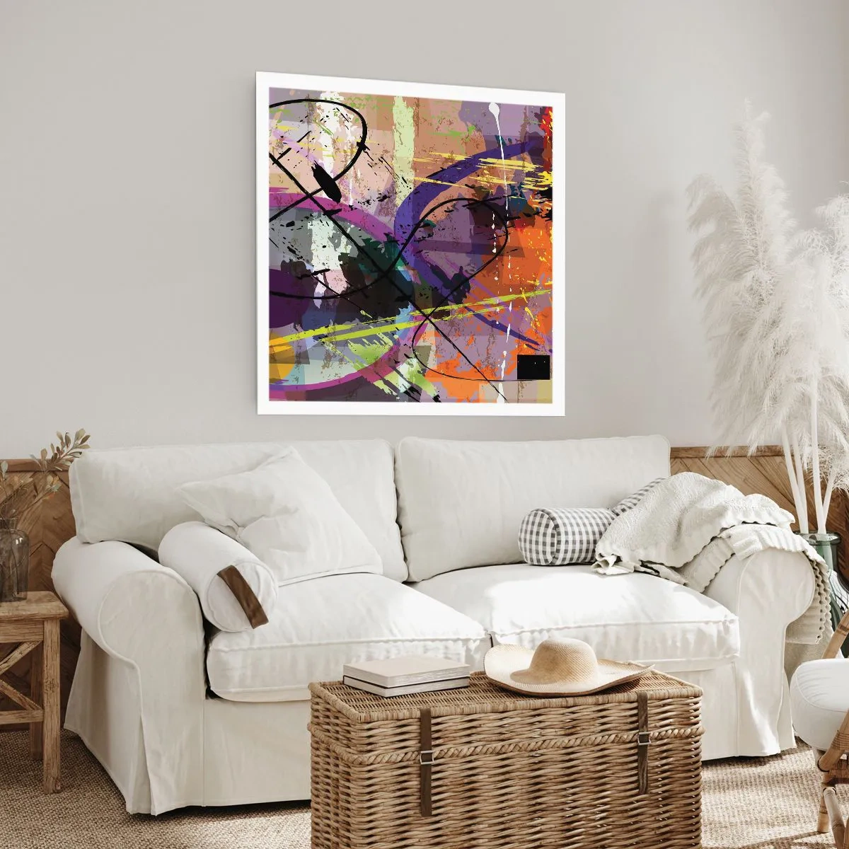 Plakát - Lze přímo nebo kolem - 40x40 cm