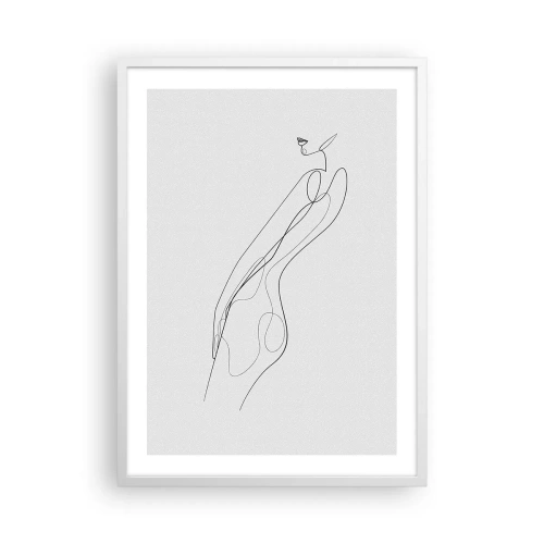 Plakát v bílém rámu - Pouze slib - 50x70 cm