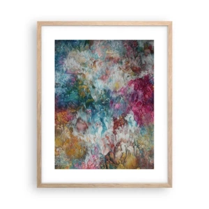 Plakát v rámu světlý dub - V plném rozkvětu - 40x50 cm