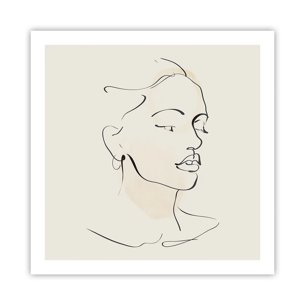 Plakát - Výrazným tahem - 60x60 cm