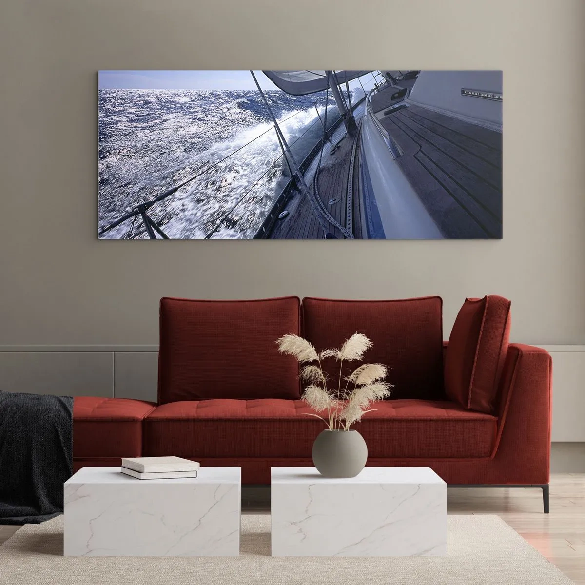 Obraz na skle - Vím, co znamená být ptákem - 160x50 cm