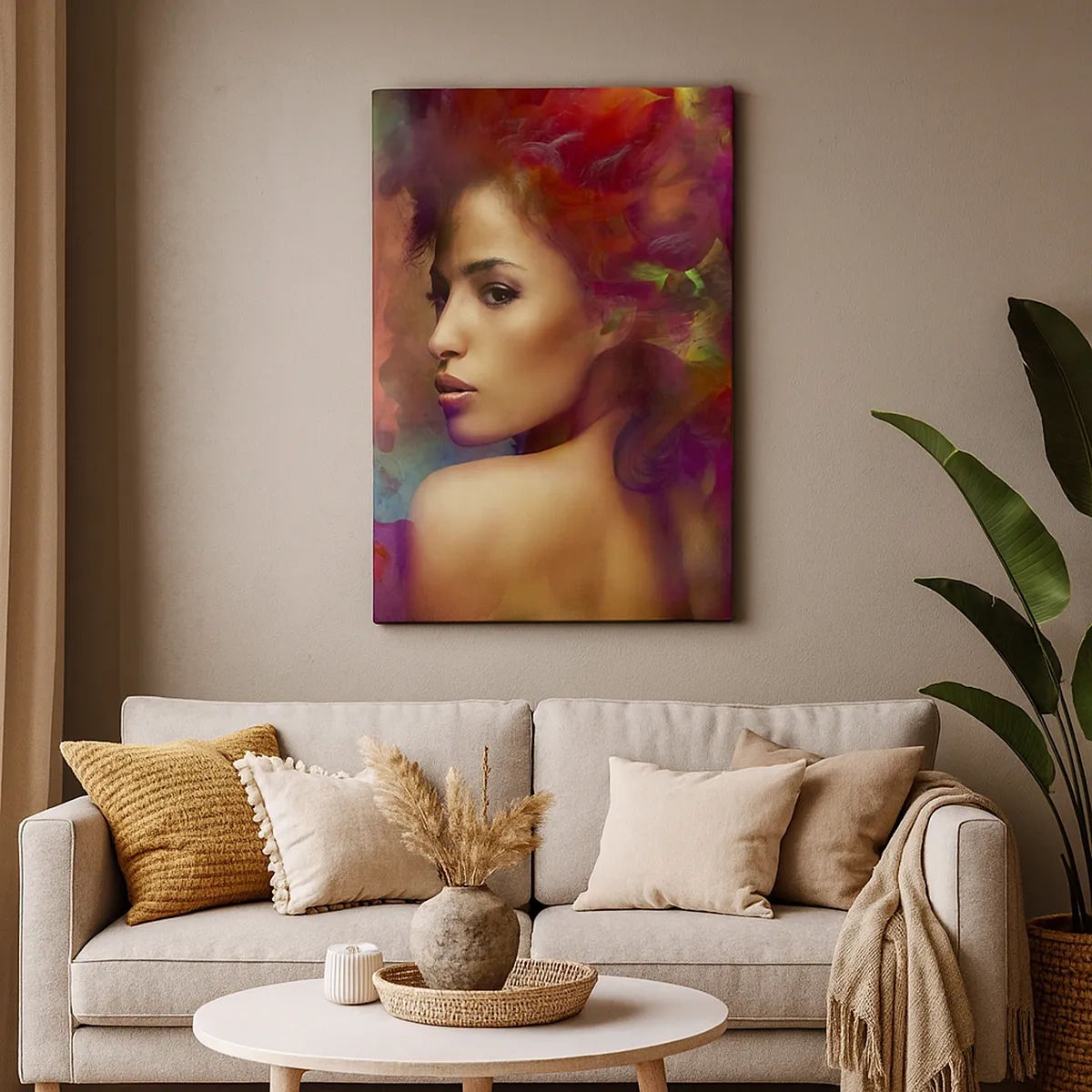 Obraz na plátně - Krásnější než duha, jemnější než mlha - 50x70 cm