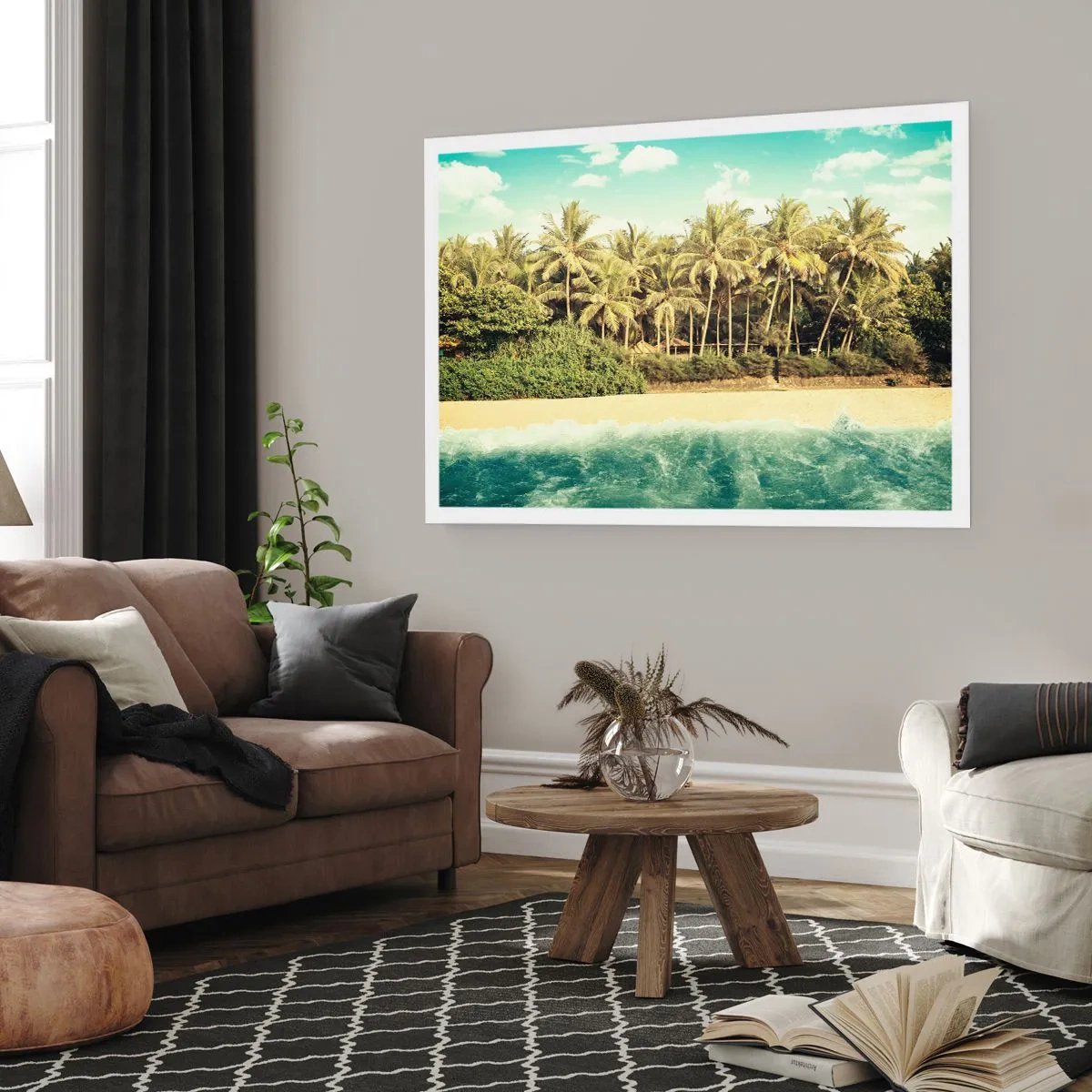 Plakát - Co třeba tady? - 100x70 cm