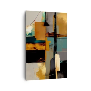 Obraz na plátně - Abstrakce – světlo a stín - 80x120 cm