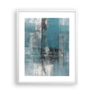 Plakát v bílém rámu - Voda a vzduch - 40x50 cm