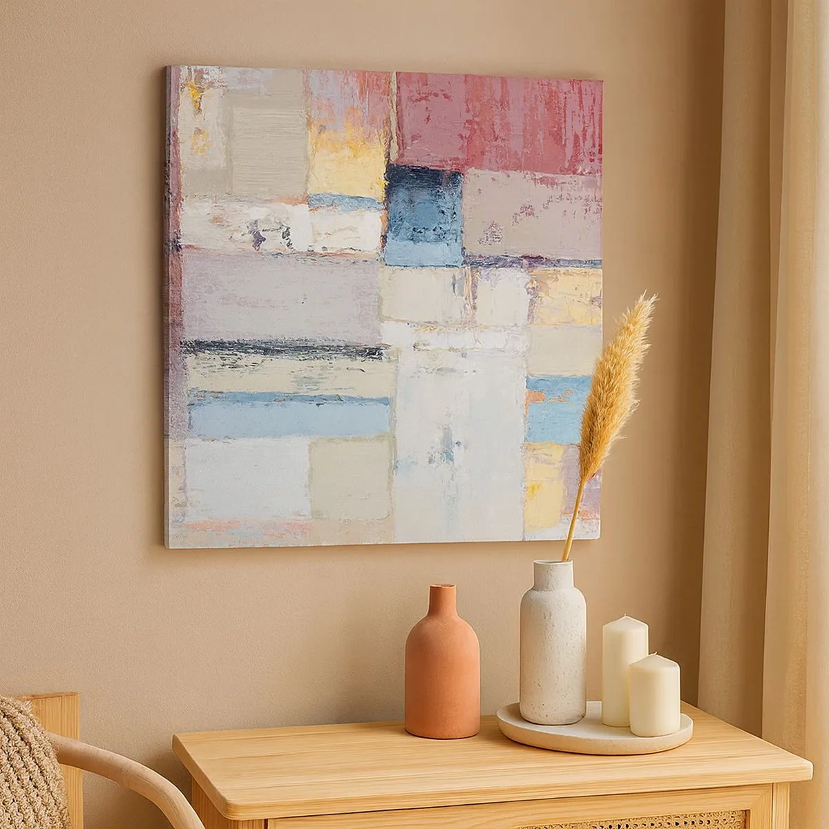 Obraz na plátně - Klid geometrie - 30x30 cm