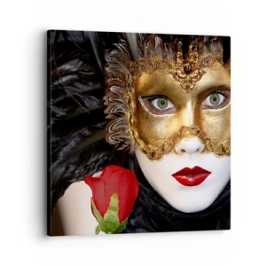 Obraz na plátně - Protože život je velký bál - 30x30 cm