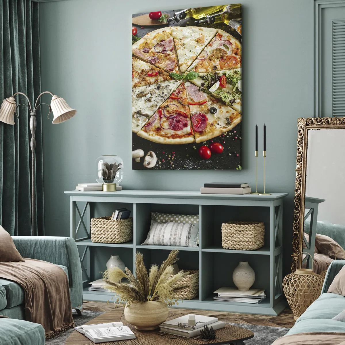 Obraz na plátně - Vějíř chutí - 55x100 cm