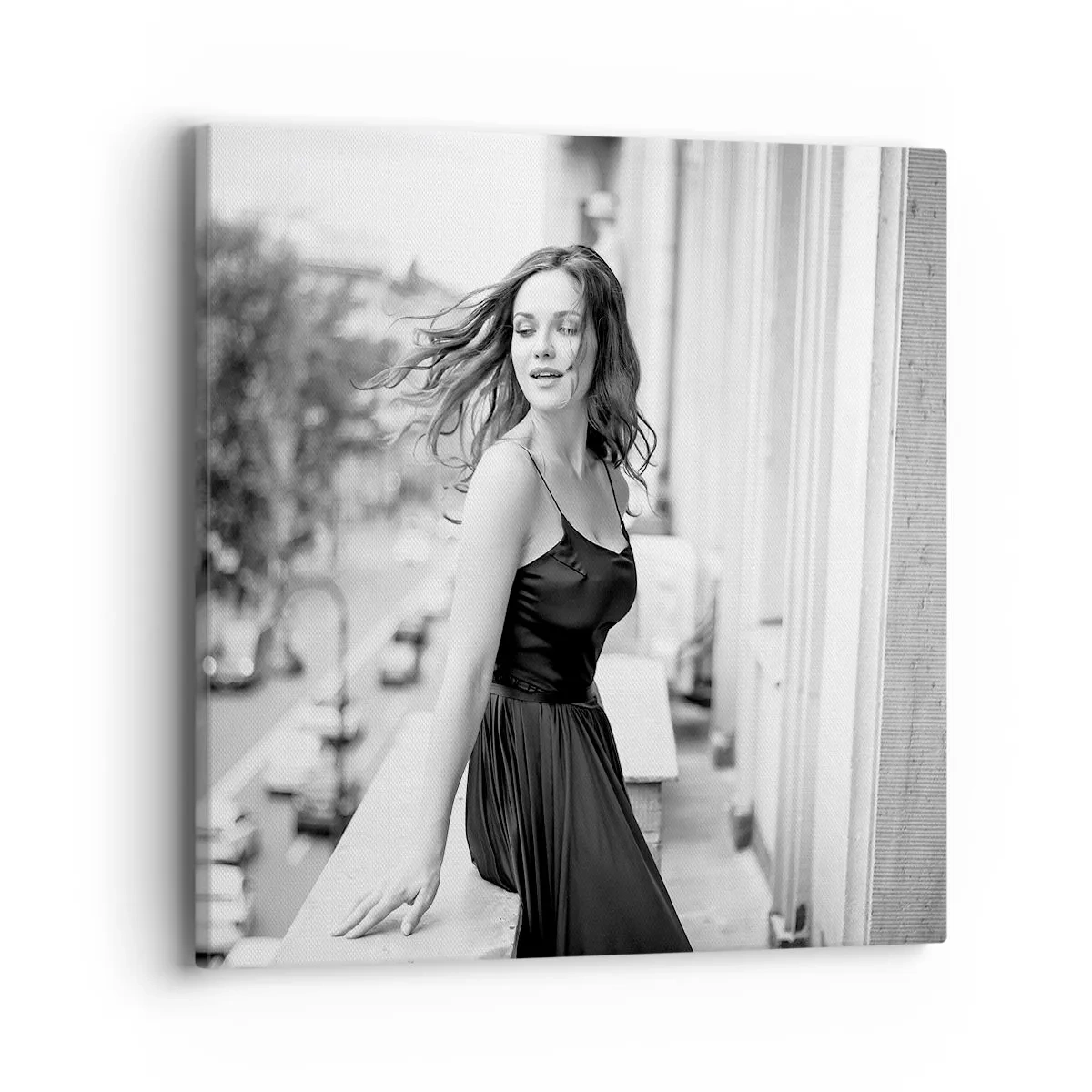 Obraz na plátně - Určitě Pařížanka - 40x40 cm