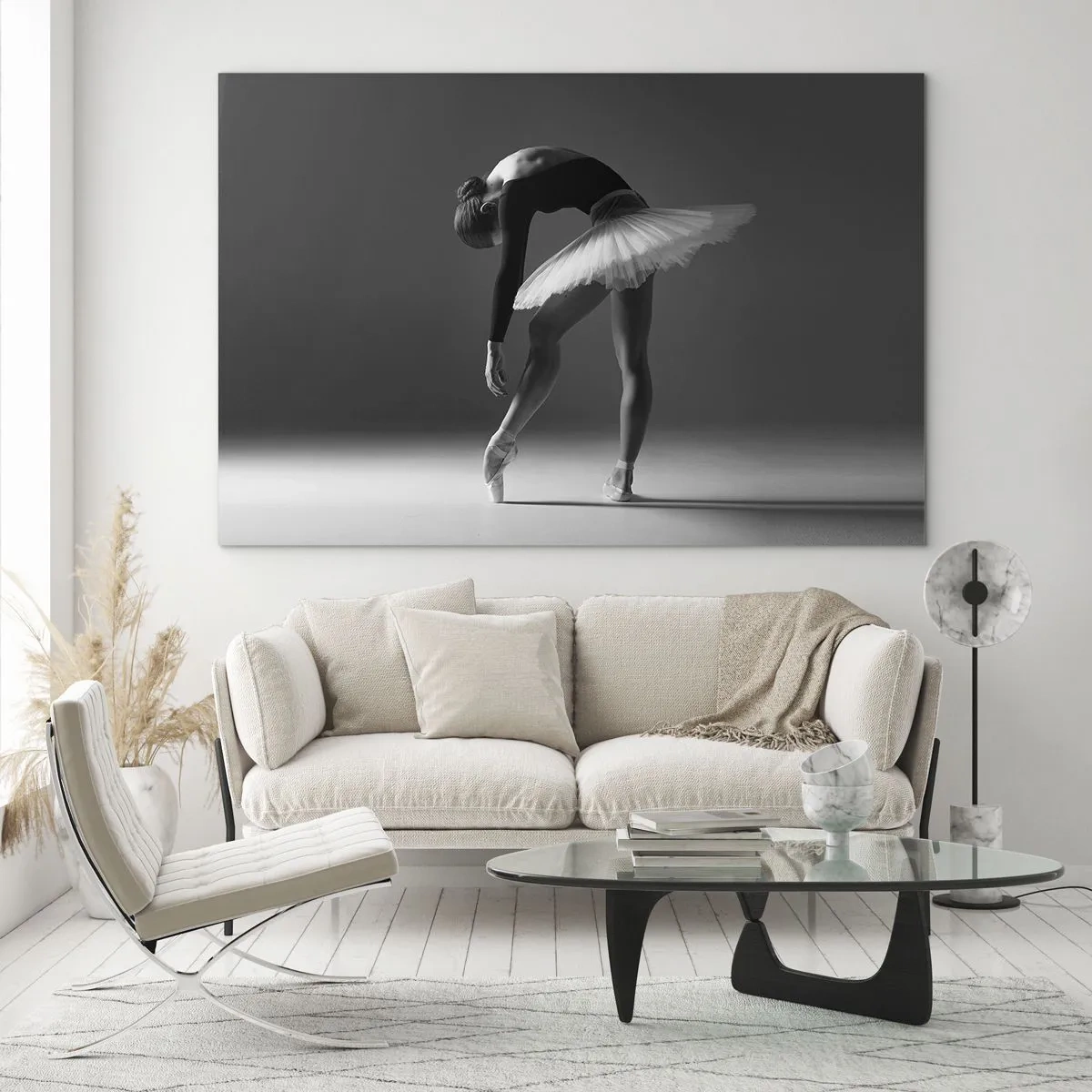 Obraz na skle - Bella ballerina - 100x70 cm