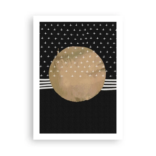 Plakát - Kompozice: vlajka galaxie - 50x70 cm