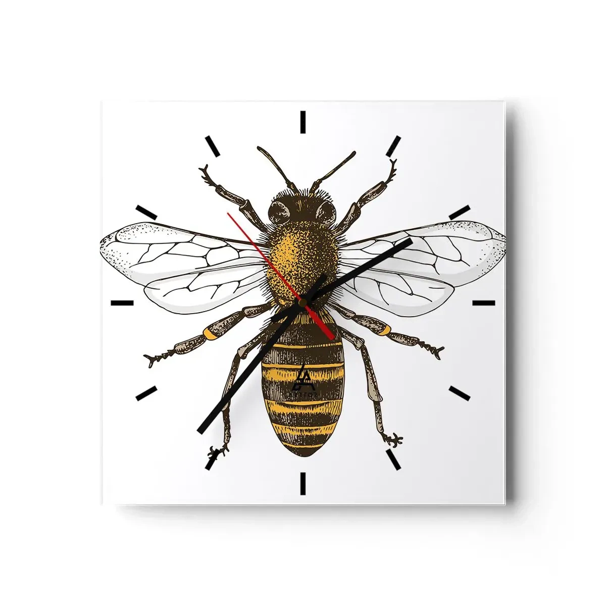 Nástěnné hodiny - Krásná a dobrá - 40x40 cm