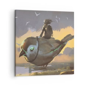 Obraz na plátně - Zastávka na fantastické cestě - 50x50 cm