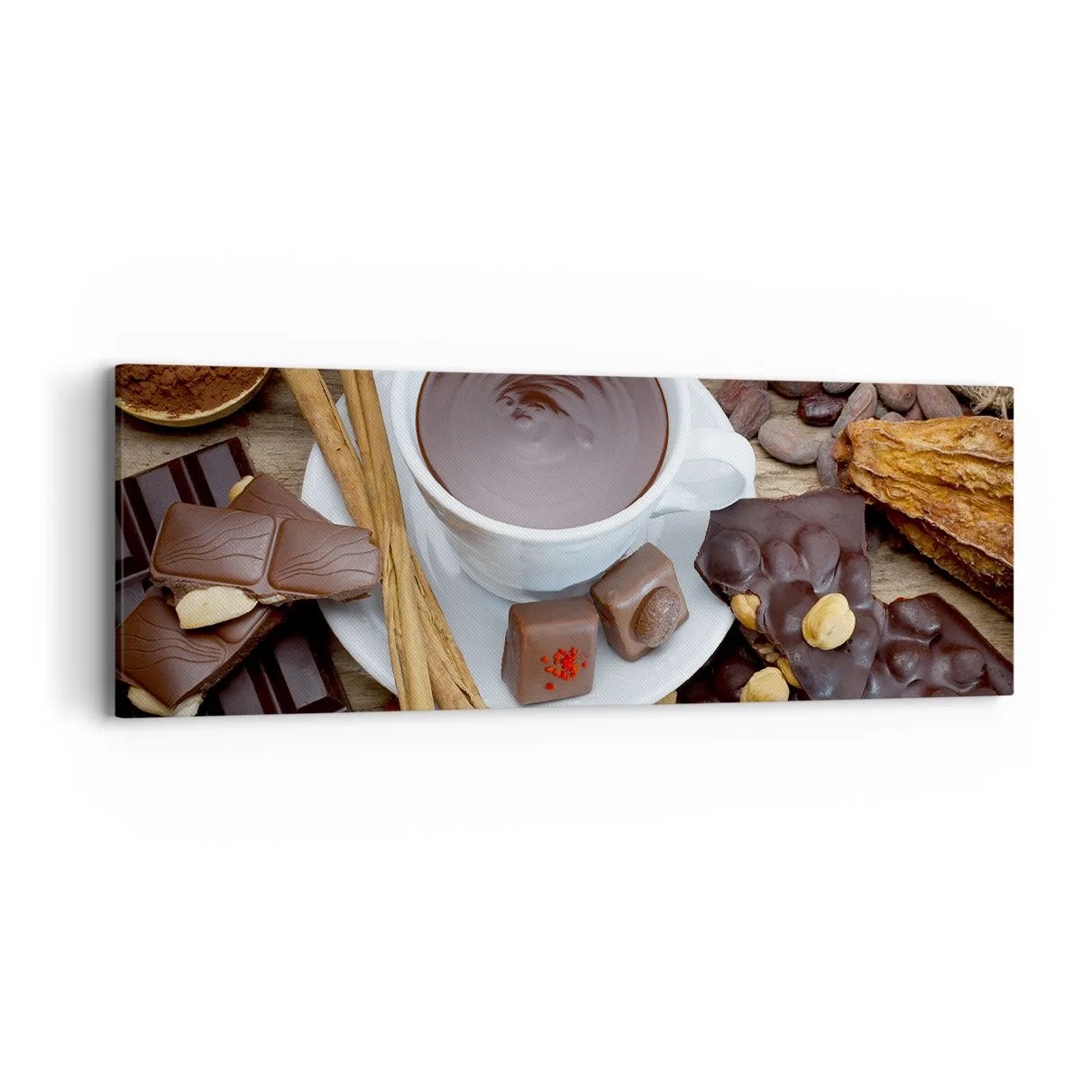 Obraz na plátně - Z pohádkové továrny na čokoládu - 90x30 cm