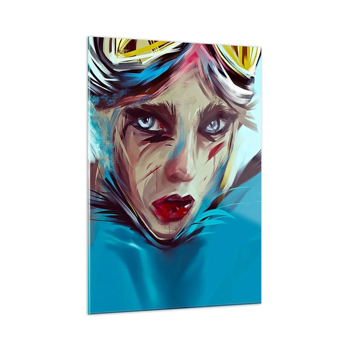 Obraz na skle - Silniční válečnice - 50x70 cm