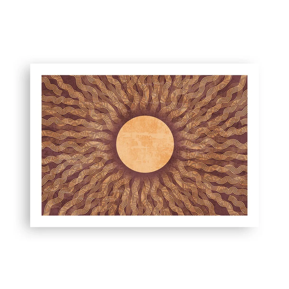 Plakát - Ikona slunce - 70x50 cm