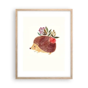 Plakát v rámu světlý dub - A už mě máš rád - 40x50 cm