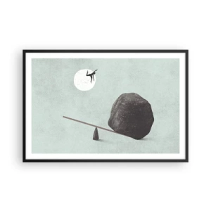 Plakát v černém rámu - Splněný sen - 91x61 cm