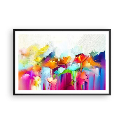 Plakát v černém rámu - Duha rozkvetla - 91x61 cm