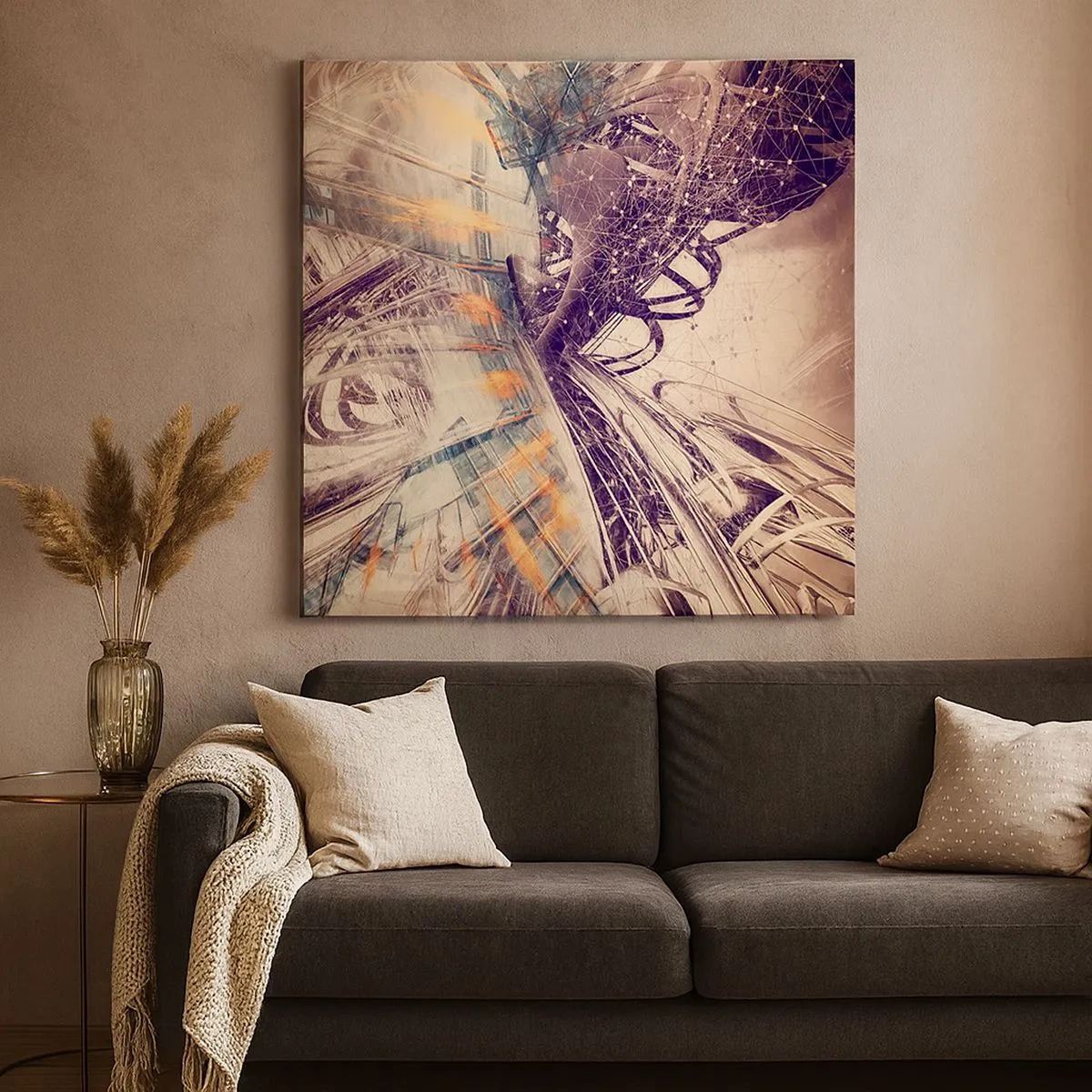 Obraz na plátně - Ve velkém spěchu - 30x30 cm