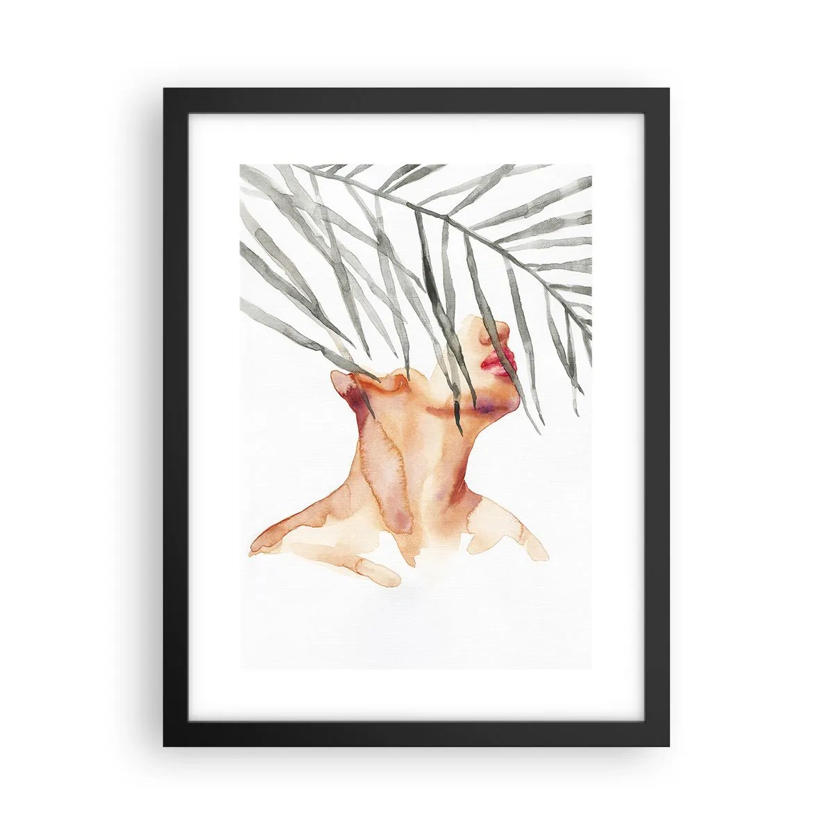 Plakát v černém rámu - Vnímat tep tropů - 30x40 cm