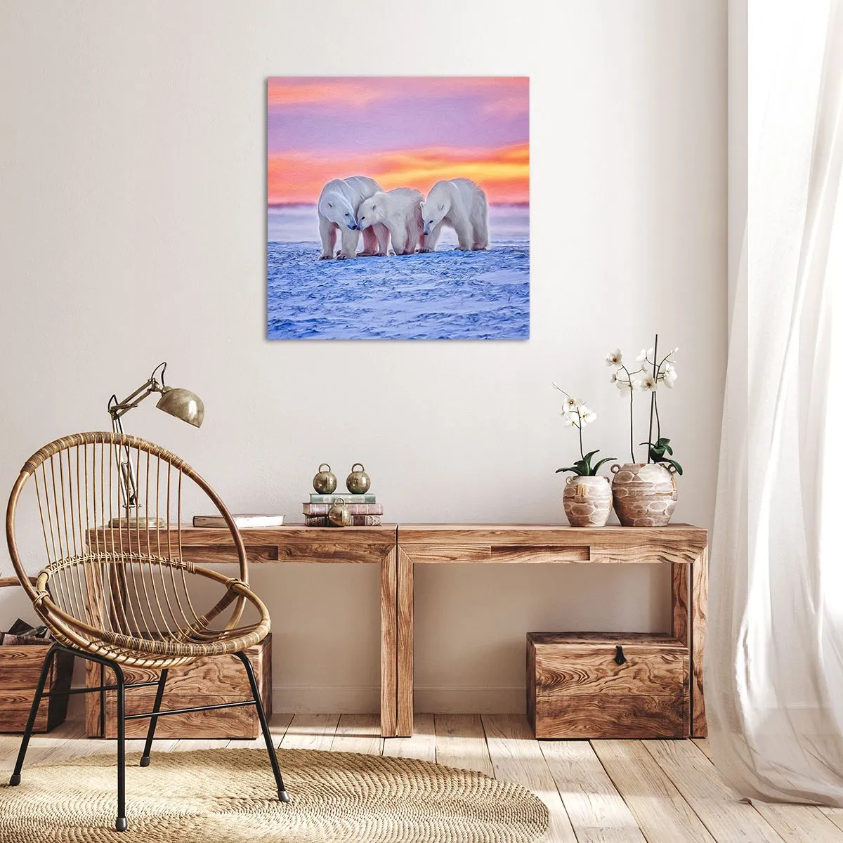 Obraz na plátně - Stačí rodinné teplo - 70x70 cm