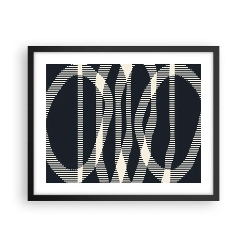 Plakát v černém rámu - Pokus o prolomení temnoty - 50x40 cm