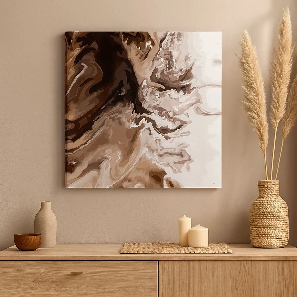 Obraz na plátně - Kontrast barev - 30x30 cm