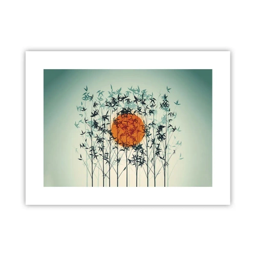 Plakát - Japonské slunce - 40x30 cm