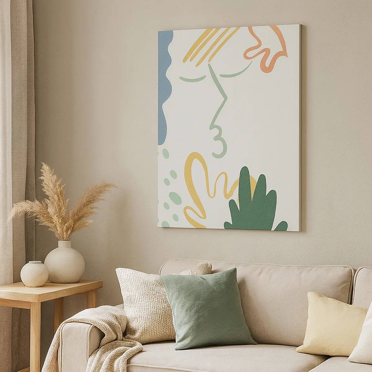 Obraz na plátně - Polibek květin - 50x70 cm