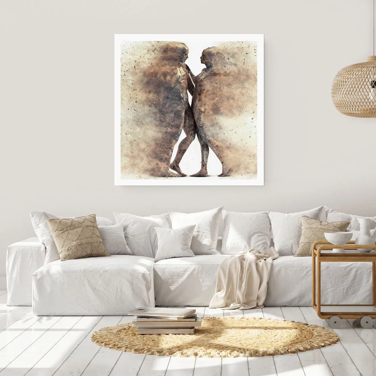 Plakát - Z prachu povstali, aby milovali - 40x40 cm