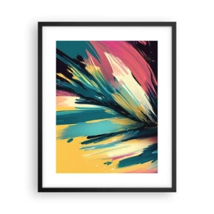 Plakát v černém rámu - Kompozice – exploze radosti - 40x50 cm