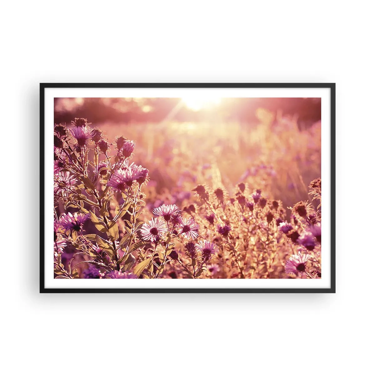 Plakát v černém rámu - Než skončí léto - 100x70 cm