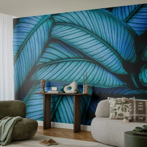 Fototapeta Premium Canvas - Čáry života - Listy, Botanika, Rostliny - 100x70 cm