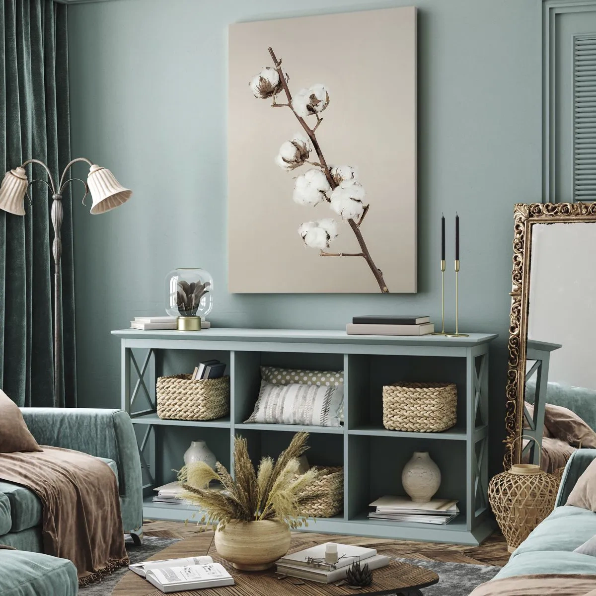 Obraz na plátně - U zdroje měkkosti - 45x80 cm