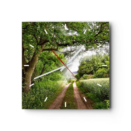 Nástěnné hodiny - Et in Arcadia ego - 30x30 cm