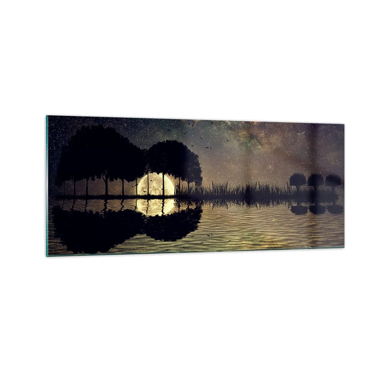 Obraz na skle - Noc na konci světa - 100x40 cm