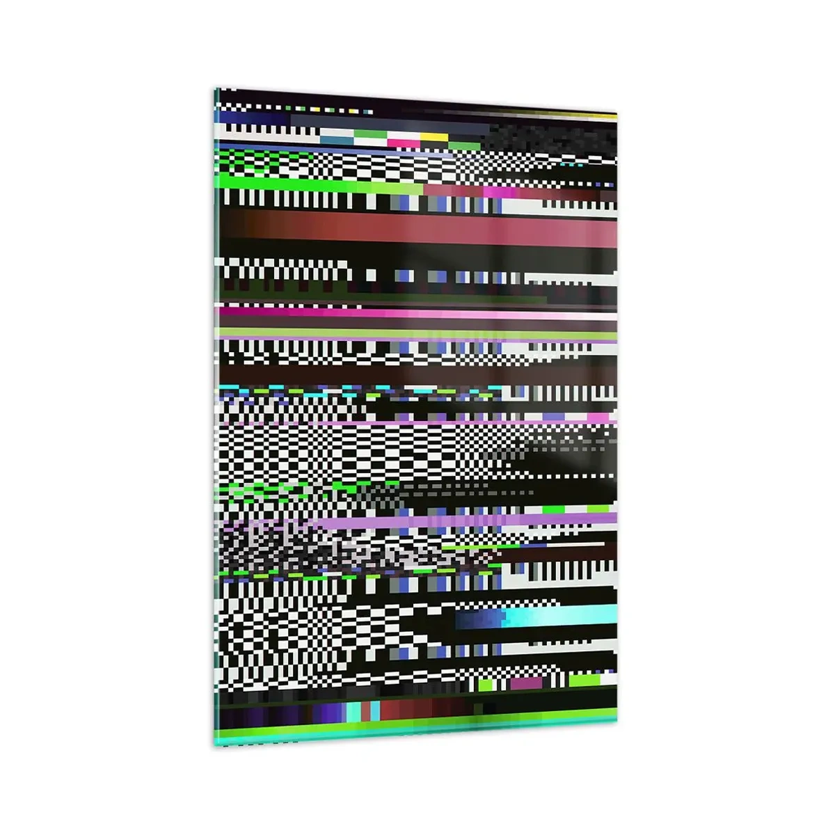 Obraz na skle - Kontrolní obraz skutečnosti - 80x120 cm