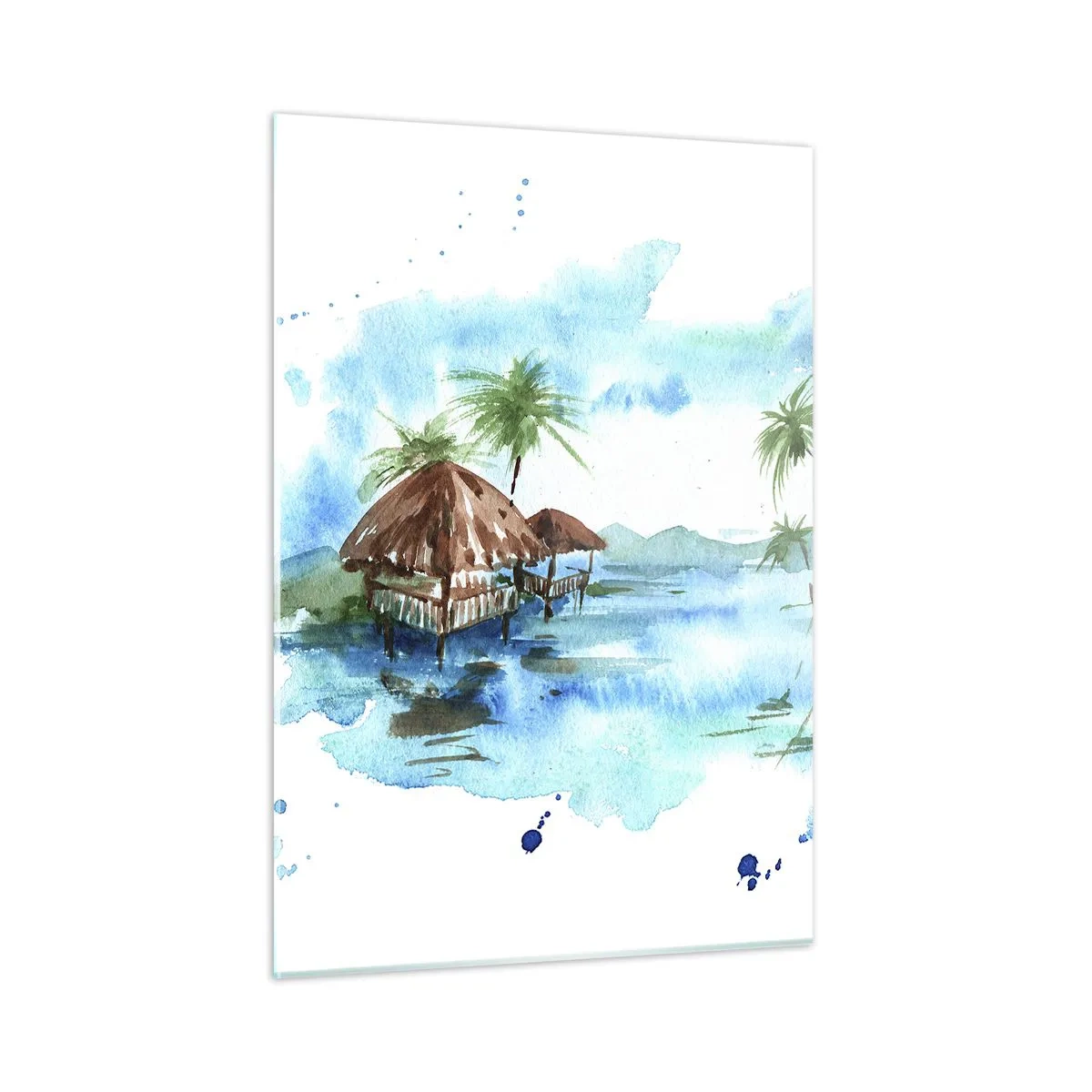Obraz na skle - Někde v Pacifiku - 50x70 cm
