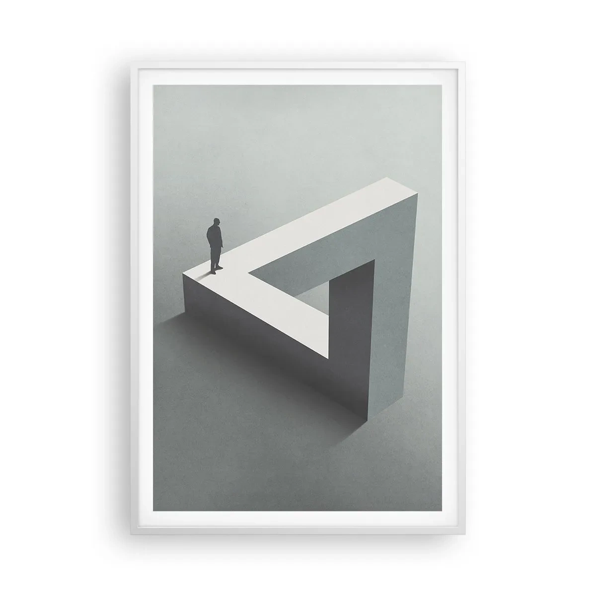 Plakát v bílém rámu - A přece je to možné - 70x100 cm