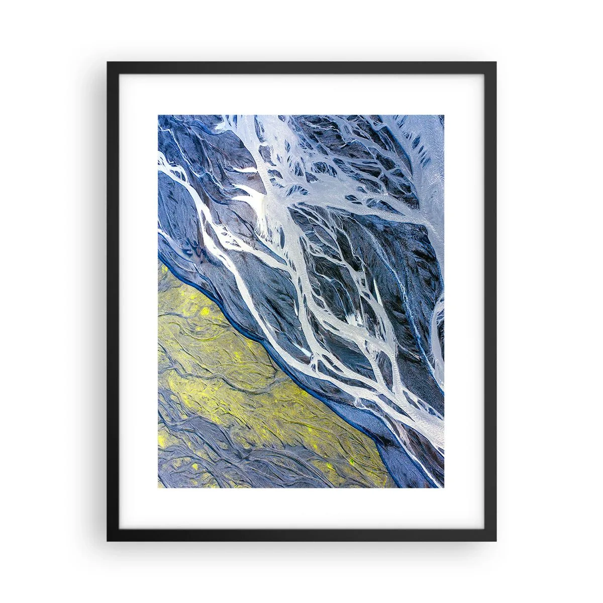 Plakát v černém rámu - Jeskynní malby přírody - 40x50 cm